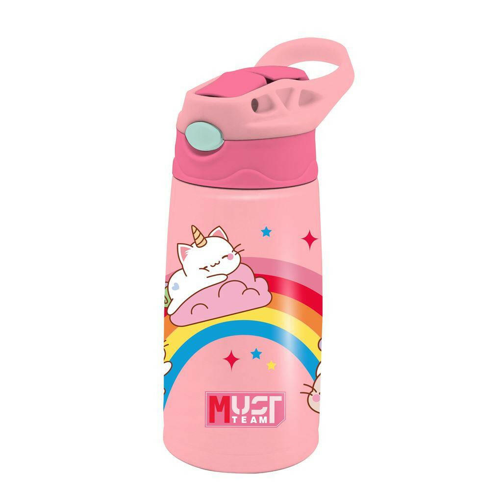 Bouteille Eau 400ml Métal Must Team – Motif.