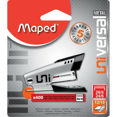 Maped - Agrafeuse Universal Metal mini + 400 agrafes.