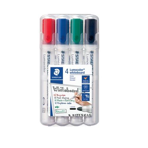 MARQUEUR TABLEAU STAEDTLER LUMOCOLOR 351 POCH DE 4