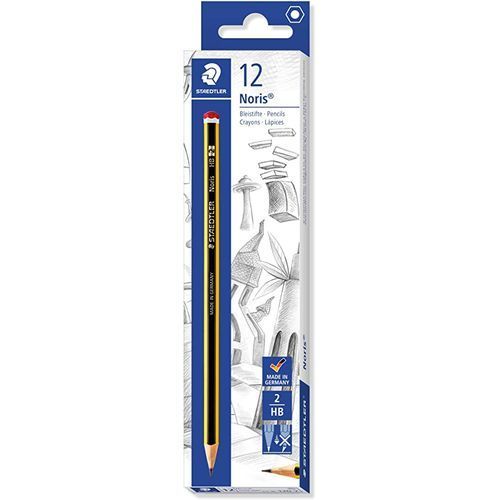 CRAYON NOIR STAEDTLER NORIS HB 2 POCH DE 12