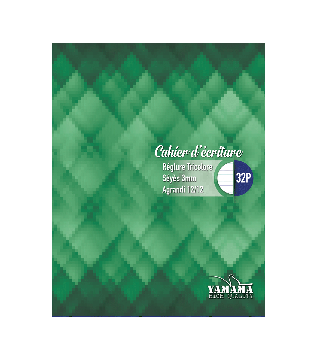 CAHIER DECRITURE 32P 3MM YAMAMA.