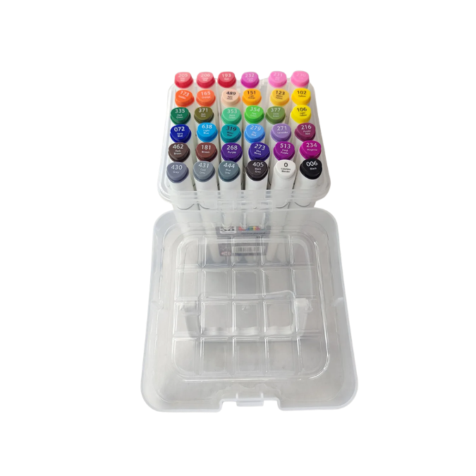 MARQUEURS KALINO DOUBLE TETE PAQ DE 36 COULEURS