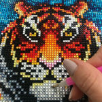 ART & CREATIONS CANEVAS A DIAMANTER TIGRE