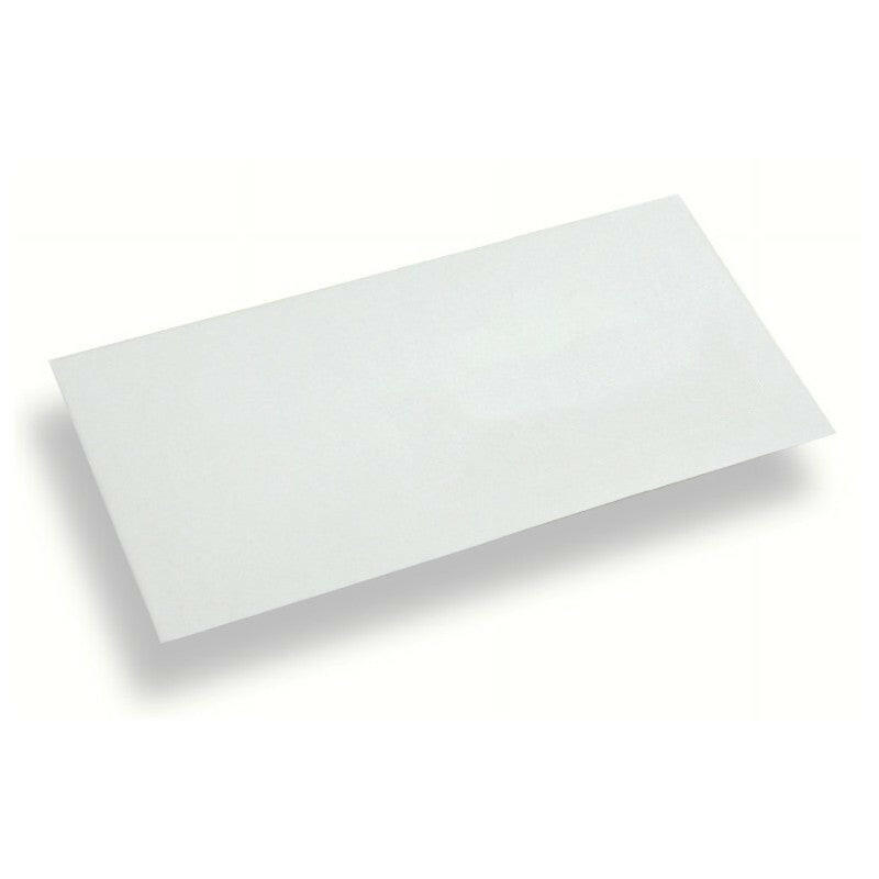 Enveloppe blanche 11x22 cm.