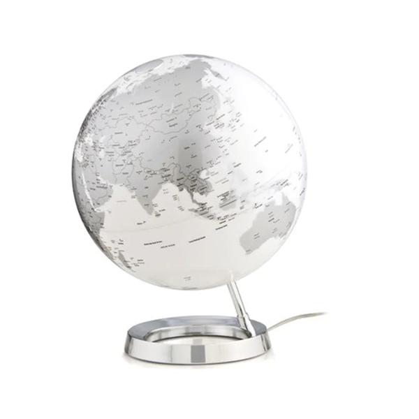 GLOBE 30CM LIGHT ET COLOUR CHROME.