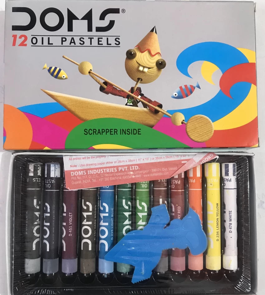 CRAYONS PASTEL DOMS A HUILE 12 PCS.