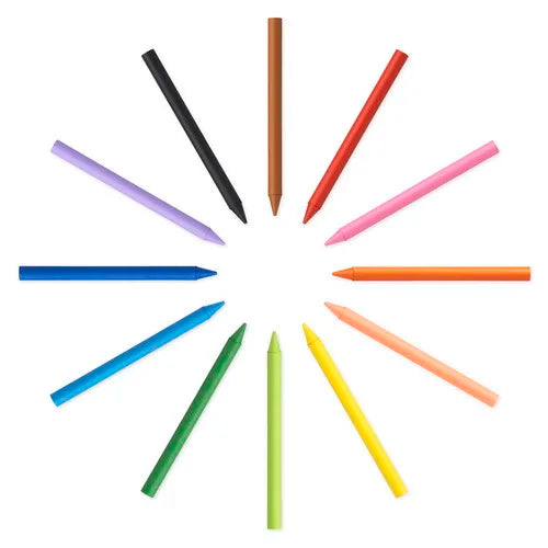 BIC - Lot de 12 Craies Plastidecor pour Enfants.