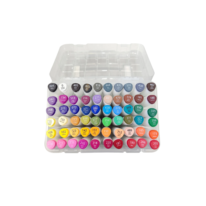 MARQUEURS KALINO DOUBLE TETE PAQ DE 60 COULEURS