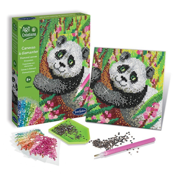 ART & CREATIONS CANEVAS A DIAMANTER PANDA