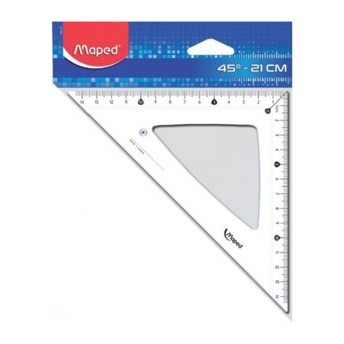 Maped - Équerre Incassable 21cm 45°