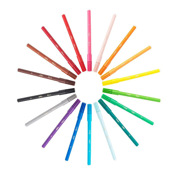 BIC - Feutres Coloriage Visa 880 - Lot de 18 - Multicolore