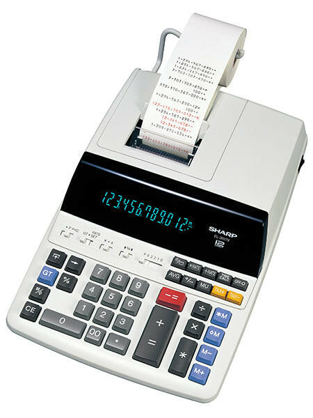 CALCULATRICE SHARP AFFICHANTE EL-2607V.