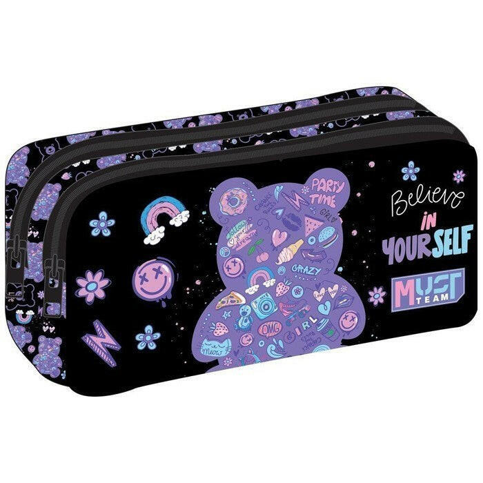 Trousse 2 Poches Must Team "Gummy Bear" - Douceur Sucrée.