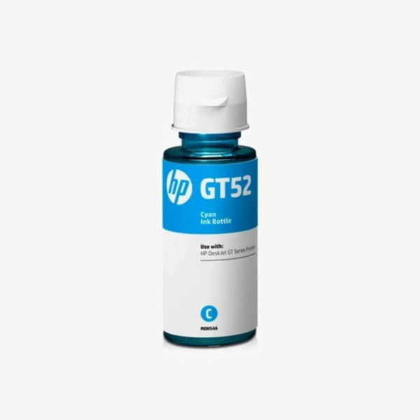 Bouteille d’encre HP GT52 Cyan - Originale.