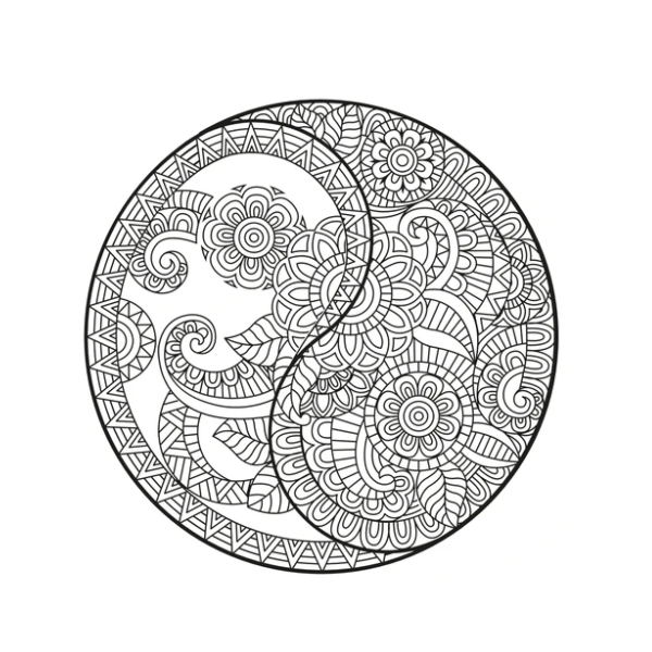 GEOMETRIE SACREE - COLORIAGES POUR ME DETENDRE