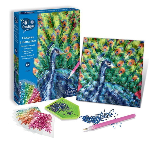 ART & CREATIONS CANEVAS A DIAMANTER PAON