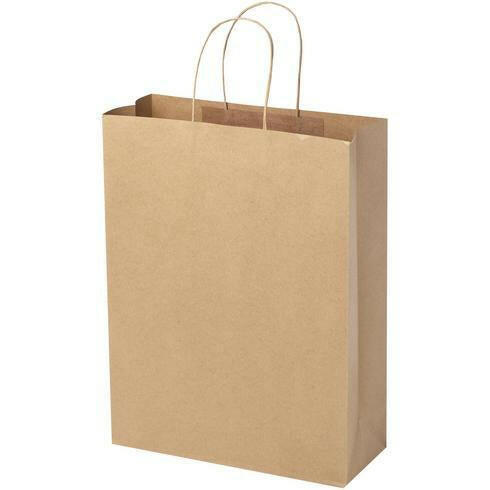 SAC EN KRAFT AVEC POIGNE TORSADEE 120*410.