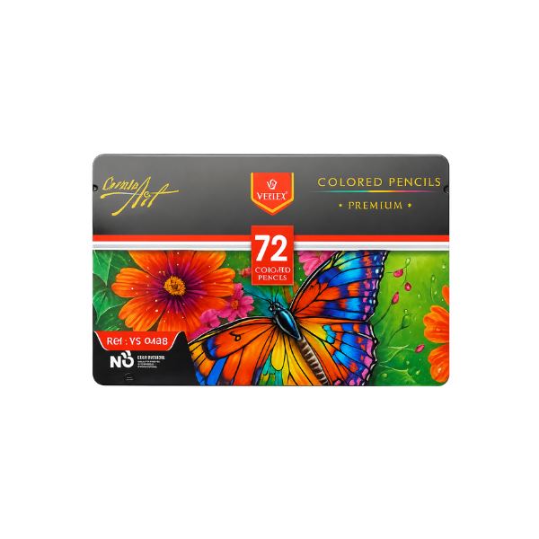 CRAYON COULEUR  72/18 B.METALE VERTEX REF VE-488