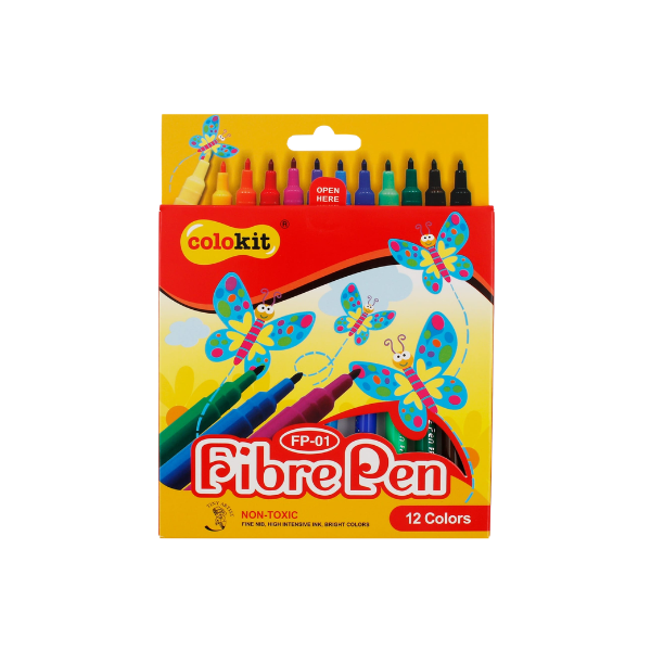 FEUTRE 12 COULEURS FLEXOFFICE REF FP-01