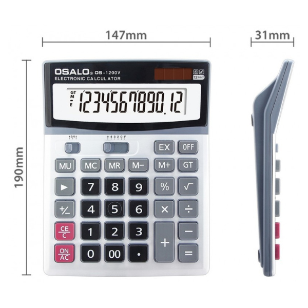 CALCULATRICE OSALO REF G-1200V SE