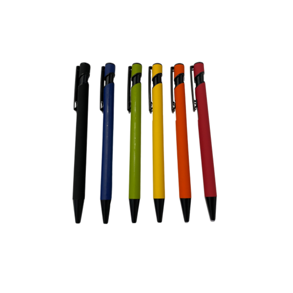 STYLO METAL RUBBER 6CLRS