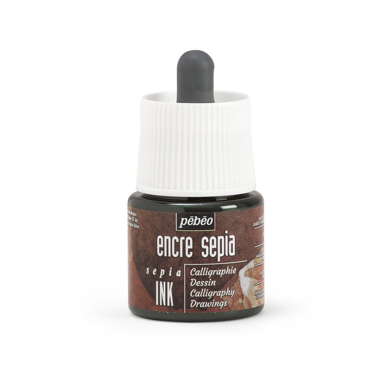 Encre Sépia 45 ml - Pébéo