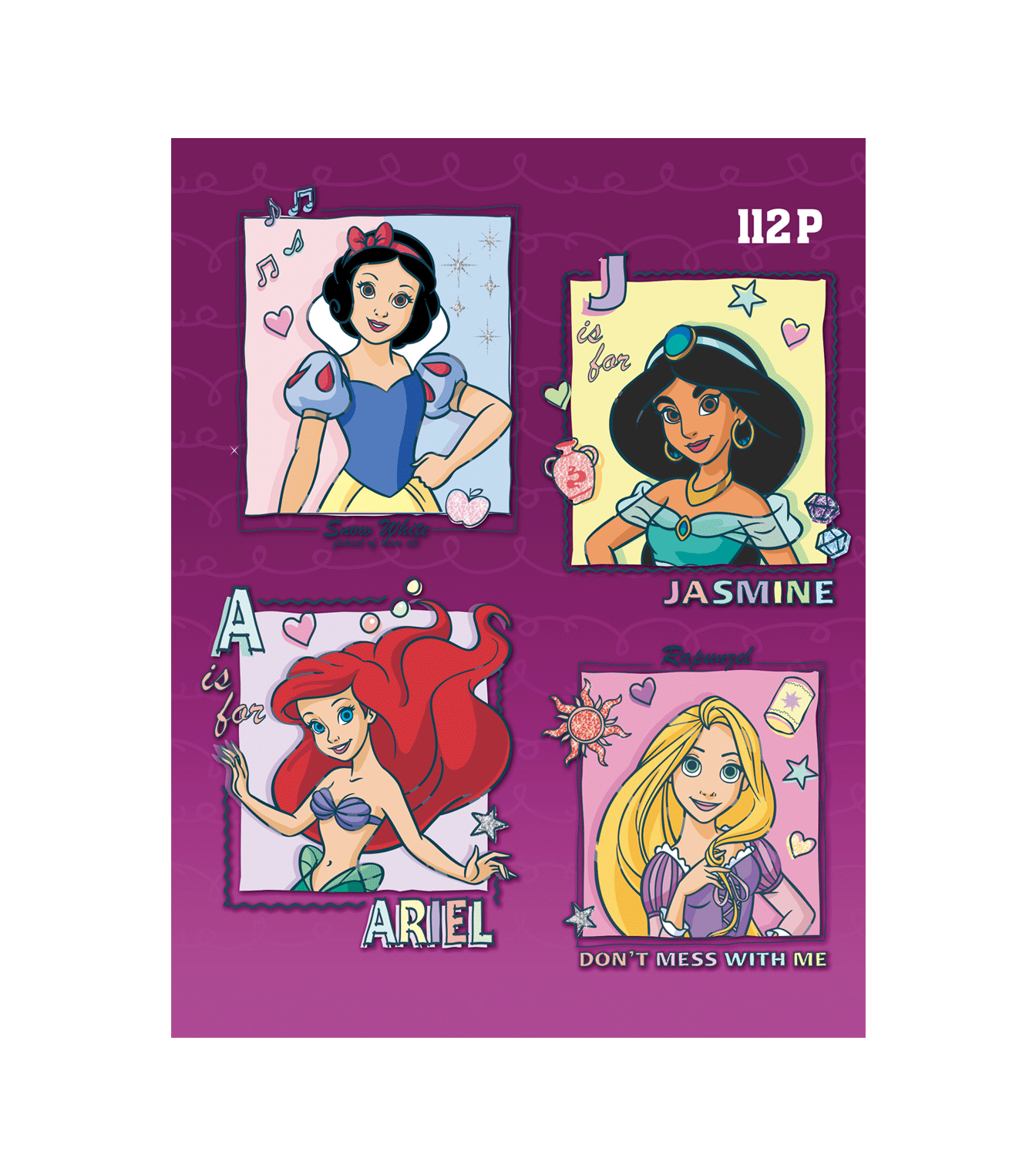 CAHIER PIQURE 112P PM CC DISNEY 80G YAMAMA.
