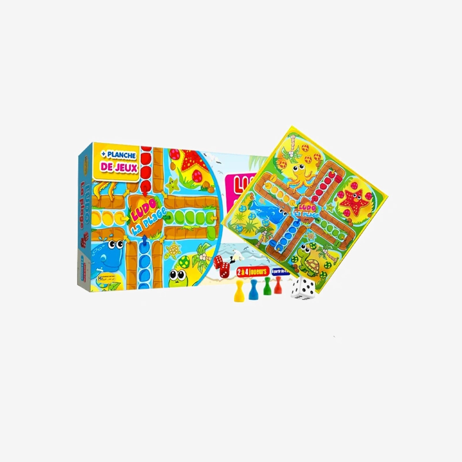 Jeux de Dés Ludo La Plage.