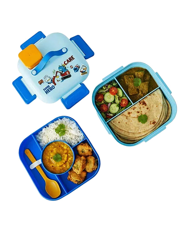 BOITE DINER 2 CASES +COUVERCLE MOTIF FA1970-11