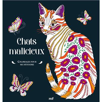 CHATS MALICIEUX - COLORIAGES POUR ME DETENDRE - 48 COLORIAGES POUR SE