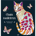 CHATS MALICIEUX - COLORIAGES POUR ME DETENDRE - 48 COLORIAGES POUR SE