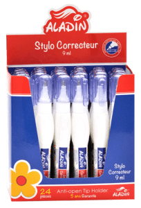 CORRECTEUR STYLO ALADIN 9ML REF005 P24.