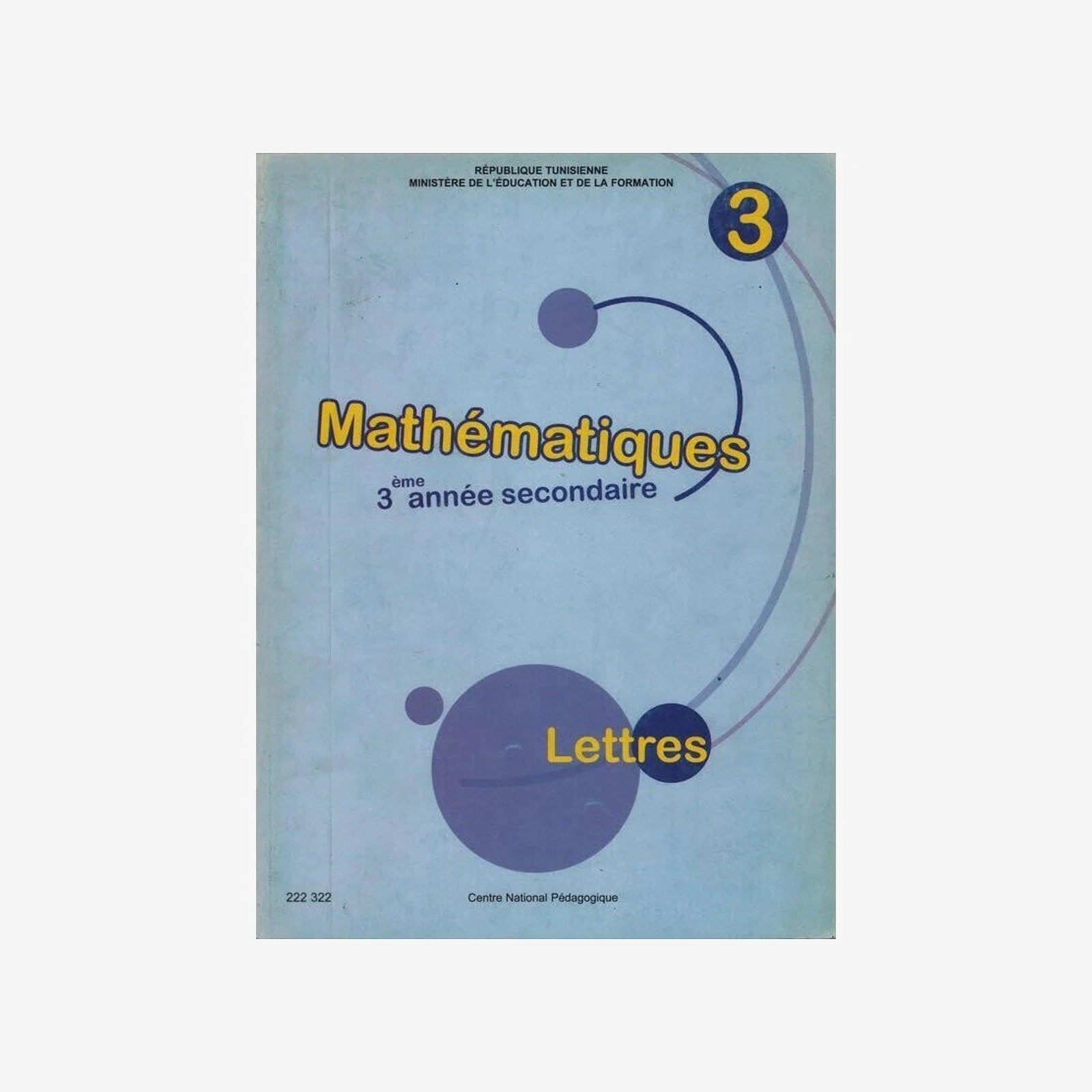 CNP 3E SEC Maths (Lettres).