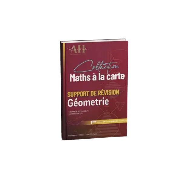 PACK MATHS A LA CARTE 1ERE.