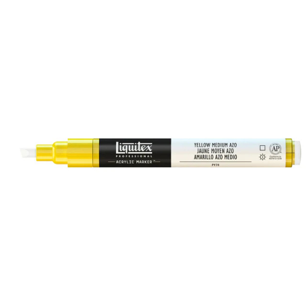 LX MARQUEUR ACRY 412 JAUNE MOYEN AZO POINTE F