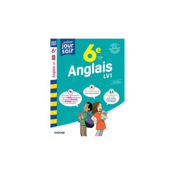 ANGLAIS 6E LV1 CAHIER JOUR SOIR