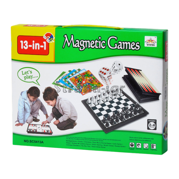 MAGNETIC GAMES 13-IN-1 NS577/24