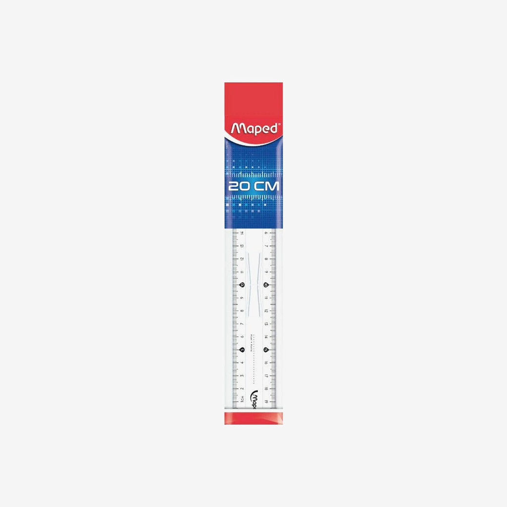 REGLE MAPED ESSENTIALS 20CM AVEC POIGNEE REF 14610.