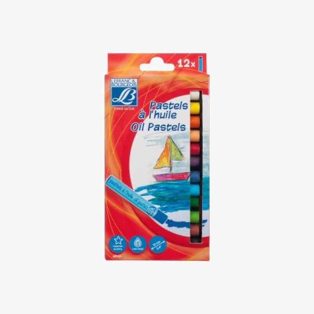 Crayons de cire à huile Lefranc & Bourgeois x12 - réf. 807191.