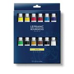 Coffret Peinture à l'Huile Fine 12 Tubes x 20 ml - Lefranc Bourgeois.
