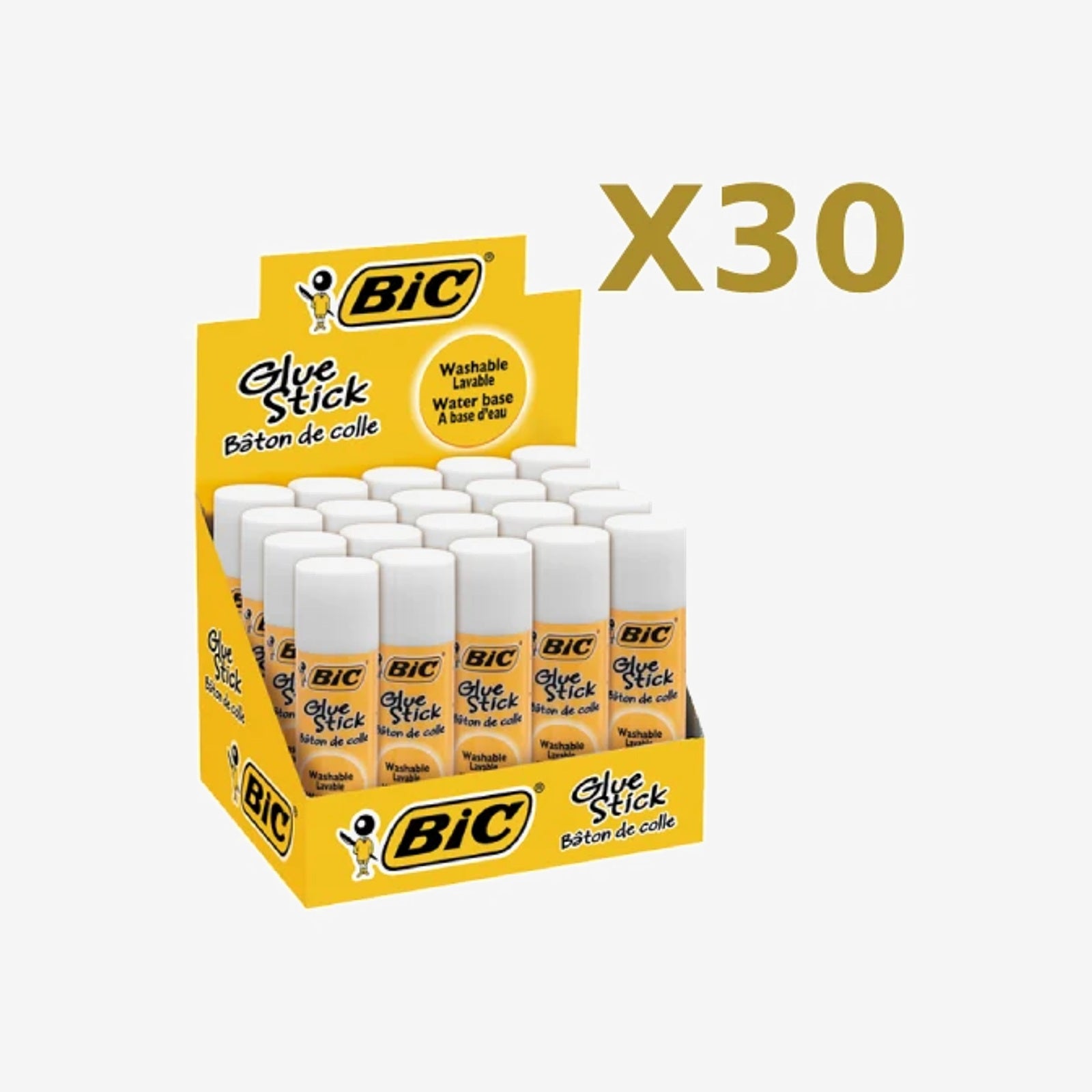 BIC - Colle Stick 8g (Boîte de 30).