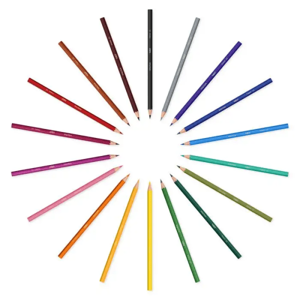 BIC - Boîte de 18 Crayons de Couleur Evolution Assortis.