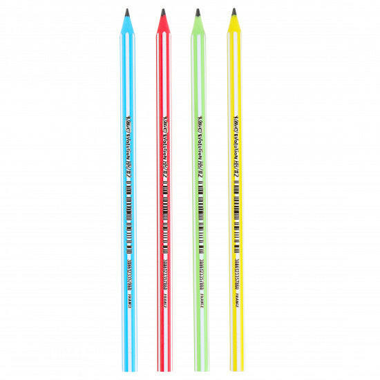 CRAYON NOIR BIC STRIPLES HB2.