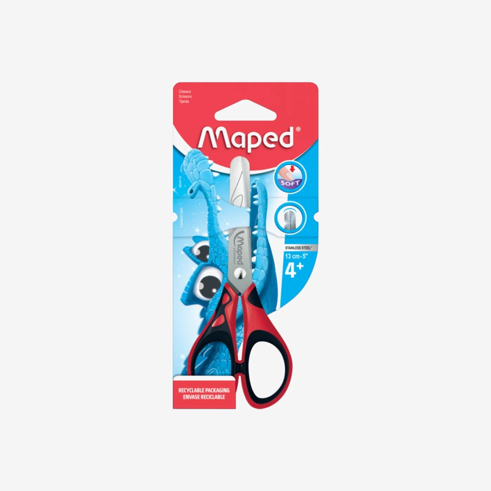 Maped - Ciseau en blister Soft 13 cm.