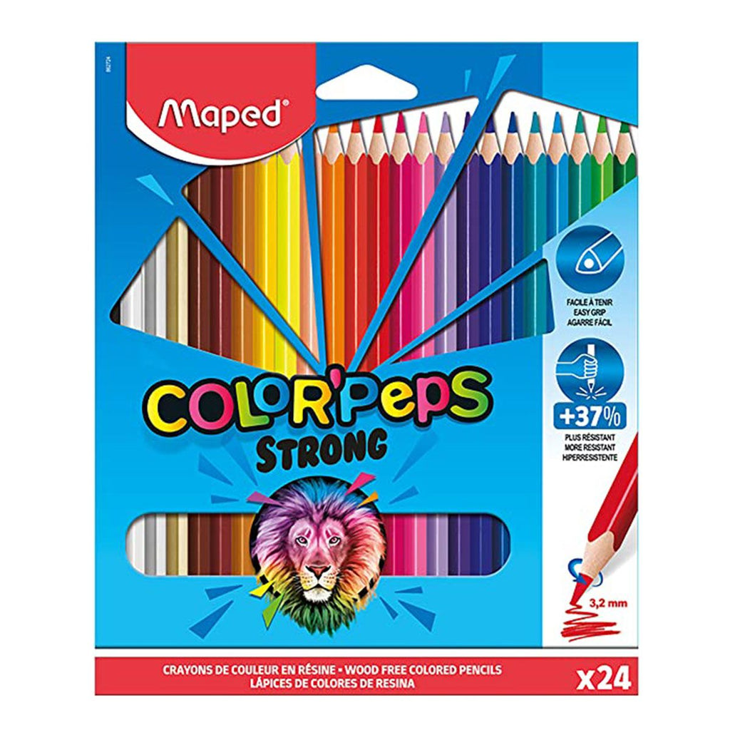 Maped - Crayon Couleur BTE/24 Plast Color'Peps