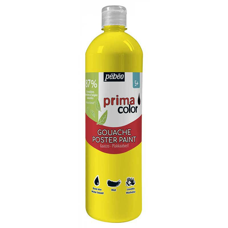 Peinture Gouache Enfant Primacolor 1L - Pébéo.