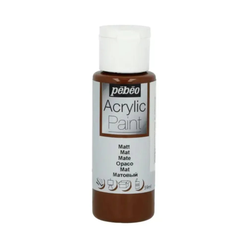 Peinture Acrylique 59ml – Chocolat Mat.