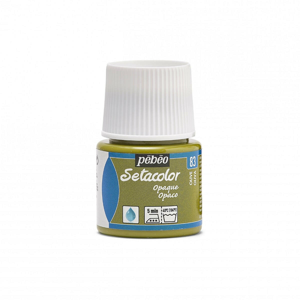 Peinture Tissus Opaque Base Eau - Setacolor Opaque - 45 ml - Pébéo.