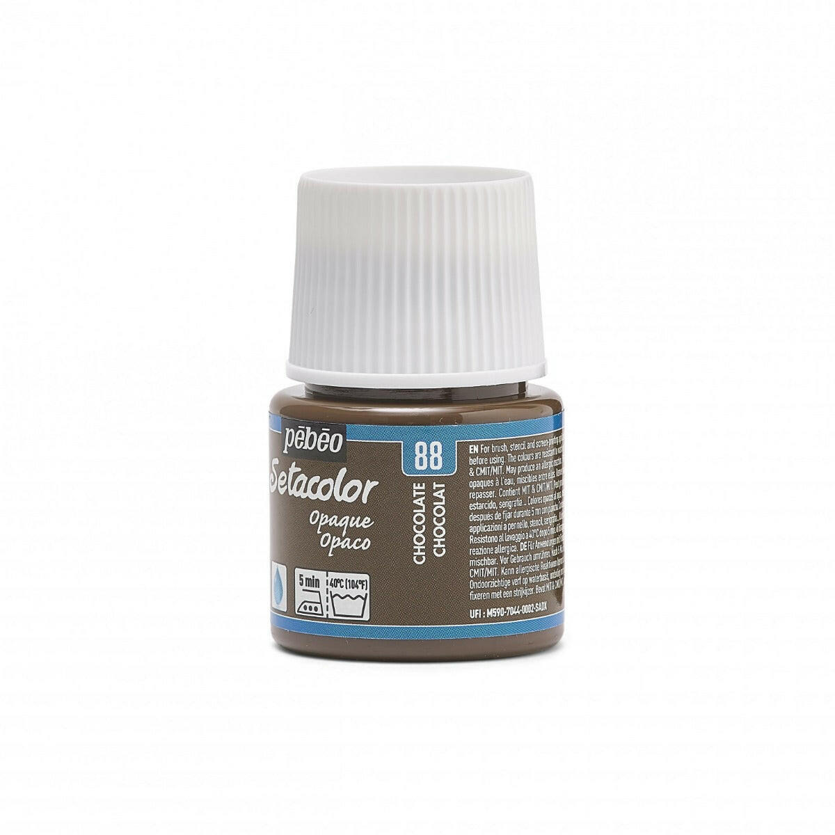 Peinture Tissus Opaque Base Eau - Setacolor Opaque - 45 ml - Pébéo.