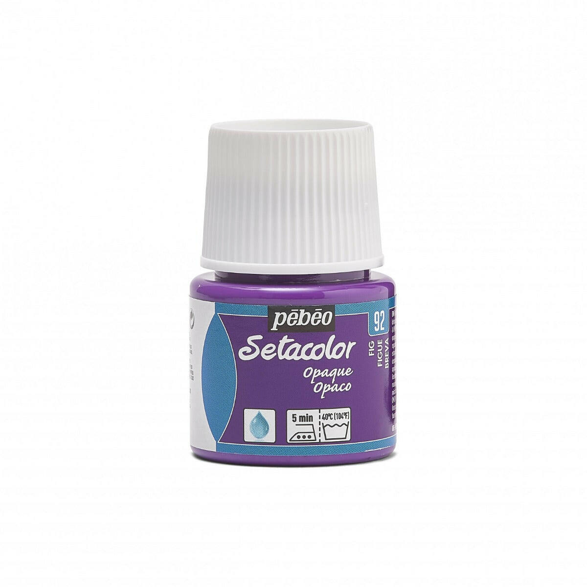 Peinture Tissus Opaque Base Eau - Setacolor Opaque - 45 ml - Pébéo.